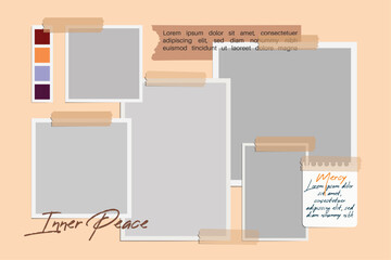 Inner peace mood board