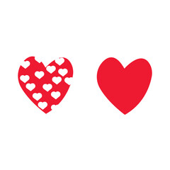 hearts vector, icon, love shape