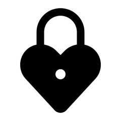 Heart Lock Icon