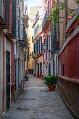 Fototapeta premium Juderia Street - Seville, Andalusia, Spain