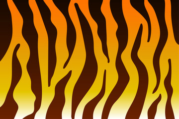 Tiger skin. Vector illustration for design.