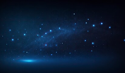 Fototapeta na wymiar background with stars Dark blue and glow particle abstract background Ai Generative 