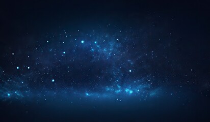 Dark blue and glow particle abstract background Ai Generative 