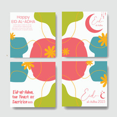 Set Social media post template of Eid al adha event. 