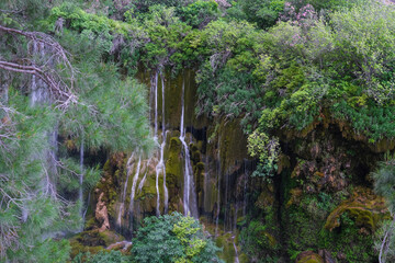 Yerköprü Waterfall and the canyon on the Göksu River are located in the Mut district of Mersin province in the Eastern Mediterranean region of Turkey.