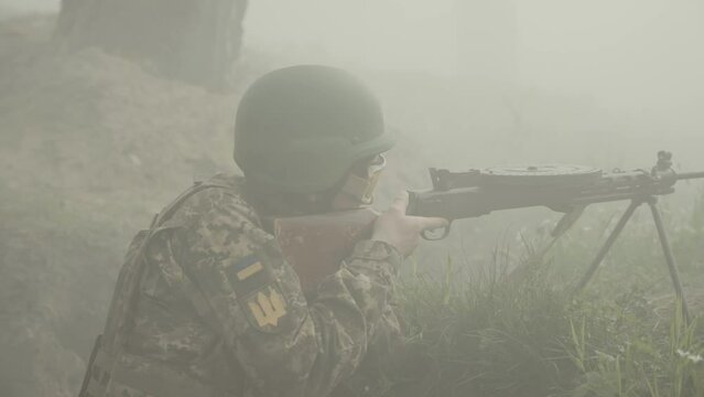 Defenders of Ukraine in the war zone