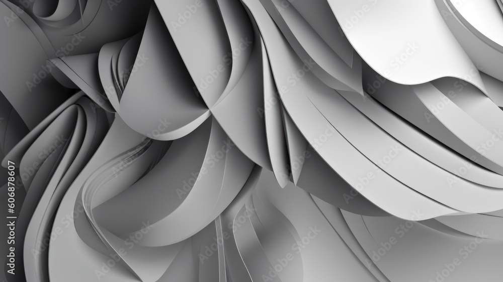 Poster gray abstract background or splash. ai generative.