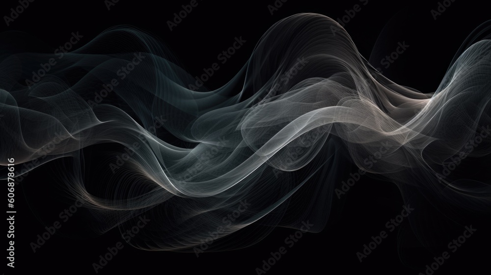Poster gray dark abstract background and screensaver. ai generative.