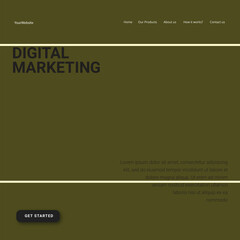 digital marketing template banner design 2023