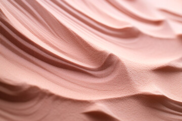 Obraz premium Abstract background beige and sandy colors with pink hues. Color in cinematic style. Generative AI content