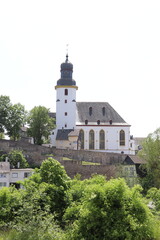 Blick auf die Stephanskirche in Simmern / Hunsrück.