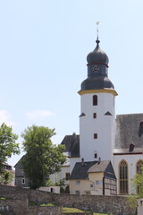 Blick auf die Stephanskirche in Simmern / Hunsrück. 