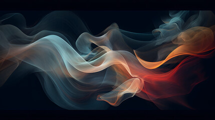 An abstract background with a symphony of swirling lines and curves, using a long-exposure shot to capture a sense of fluidity and graceful motion. Generative AI