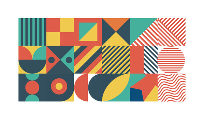 Abstract Geometric Art Design Elements