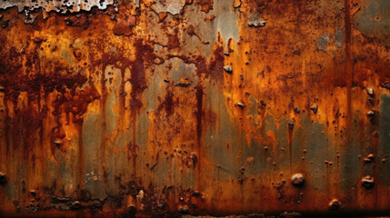 rusty corrugated iron sheet texture, rusty metal background.