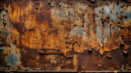 Old rusty metal background. Abstract grunge background. Texture of rusty metal.