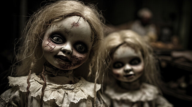 Terrifying dolls shop