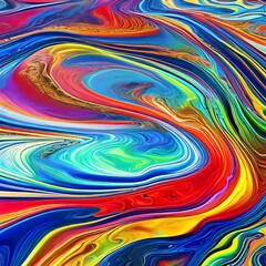 1395 Abstract Fluid Art: A captivating and abstract background featuring fluid art techniques with flowing and vibrant colors, creating a sense of movement and visual interest3, Generative AI