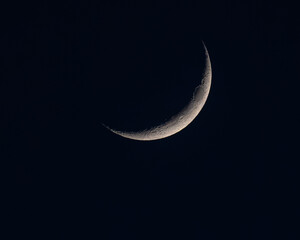 Fototapeta na wymiar Crescent Moon
