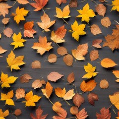 1460 Autumn Foliage: A serene and autumn-inspired background featuring colorful foliage, falling leaves, and the warm hues of the fall season5, Generative AI