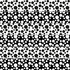 black dots pattern on white background ramdon size