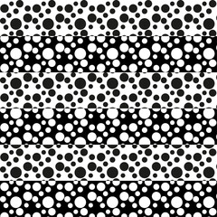 black dots pattern on white background ramdon size