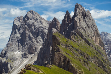 Fototapeta na wymiar landscape in the mountains Dolomiti Italy