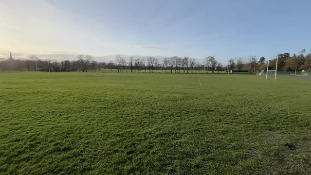 Inverleith park in Edinburgh, Scotland 