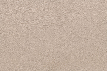 Beige artificial leather with large texture. Artificial skin. Close-up. Background. Texture.