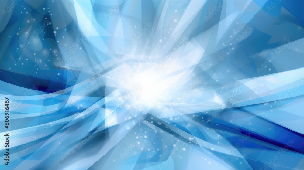 Poster abstract wave curve design background in shades of blue. generative ai aig21.