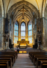 Blick in den Chor der Reinoldikirche in Dortmund