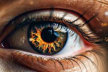 Delve into the mesmerizing allure of eyes. Made by generative AI.