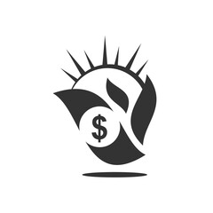 financial money logo template. Icon Illustration Brand Identity. Isolated and flat illustration. Vector graphic