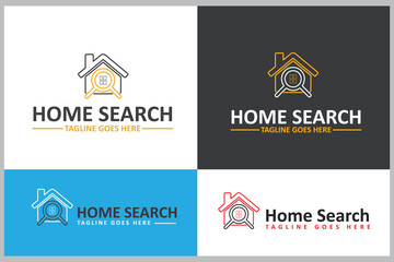 Home Real estate Search or Find Logo Design Template