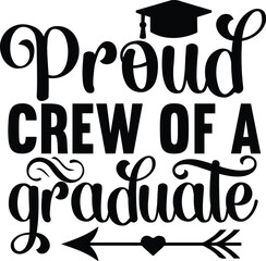 Proud crew of a  graduate