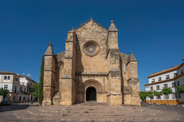 Fototapeta na wymiar Santa Marina Church - Route of the Fernandine Churches - Cordoba, Andalusia, Spain