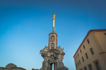 Fototapeta na wymiar San Rafael triumphal monument - Cordoba, Andalusia, Spain