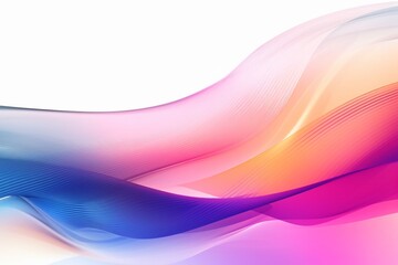Obraz na płótnie Canvas abstract rainbow glasses wave background. Data transfer concept Fantastic wallpaper, Ai Generative