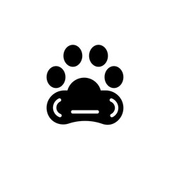 Cat Dog Logo Solid Icon