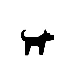 Allow Dog Facility Solid Icon