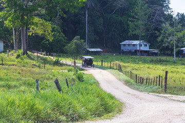 Obraz premium Road in Belize