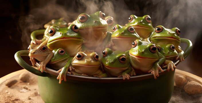 Generative AI.  Frogs In A Pot Of Boiling Water.  Unawareness, Exploring the Deep Significance of a Frog's Slow Boiling.
