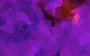 Fototapeta premium Purple Polygonal Mosaic Background, Creative Design Templates