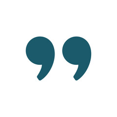 Speech icon. Dialog symbol. Chat quote sign. quotation marks vector template 