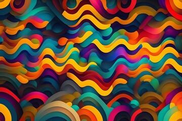 multicolor batik texture pattern concept