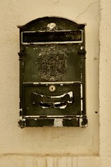 old mailbox on a wall