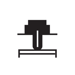 Obraz premium Cut Factory Industry Icon