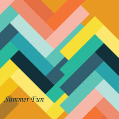 Abstract background design with summer theme