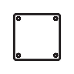 plate isolated on white background