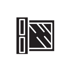 Factory Machine Glass Icon